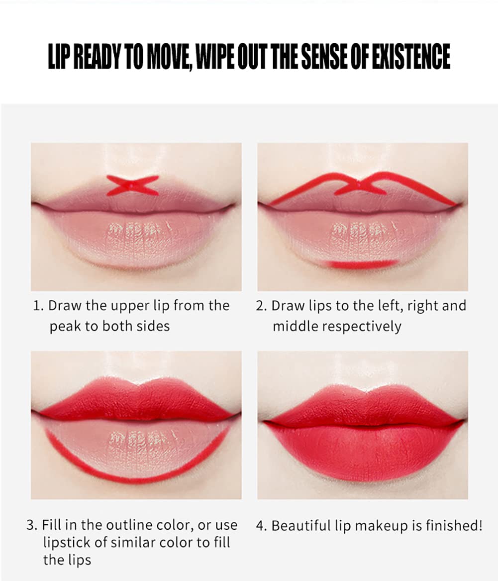 Amazon.com : Petansy 5pc Double Head Matte Lipstick Set - Long